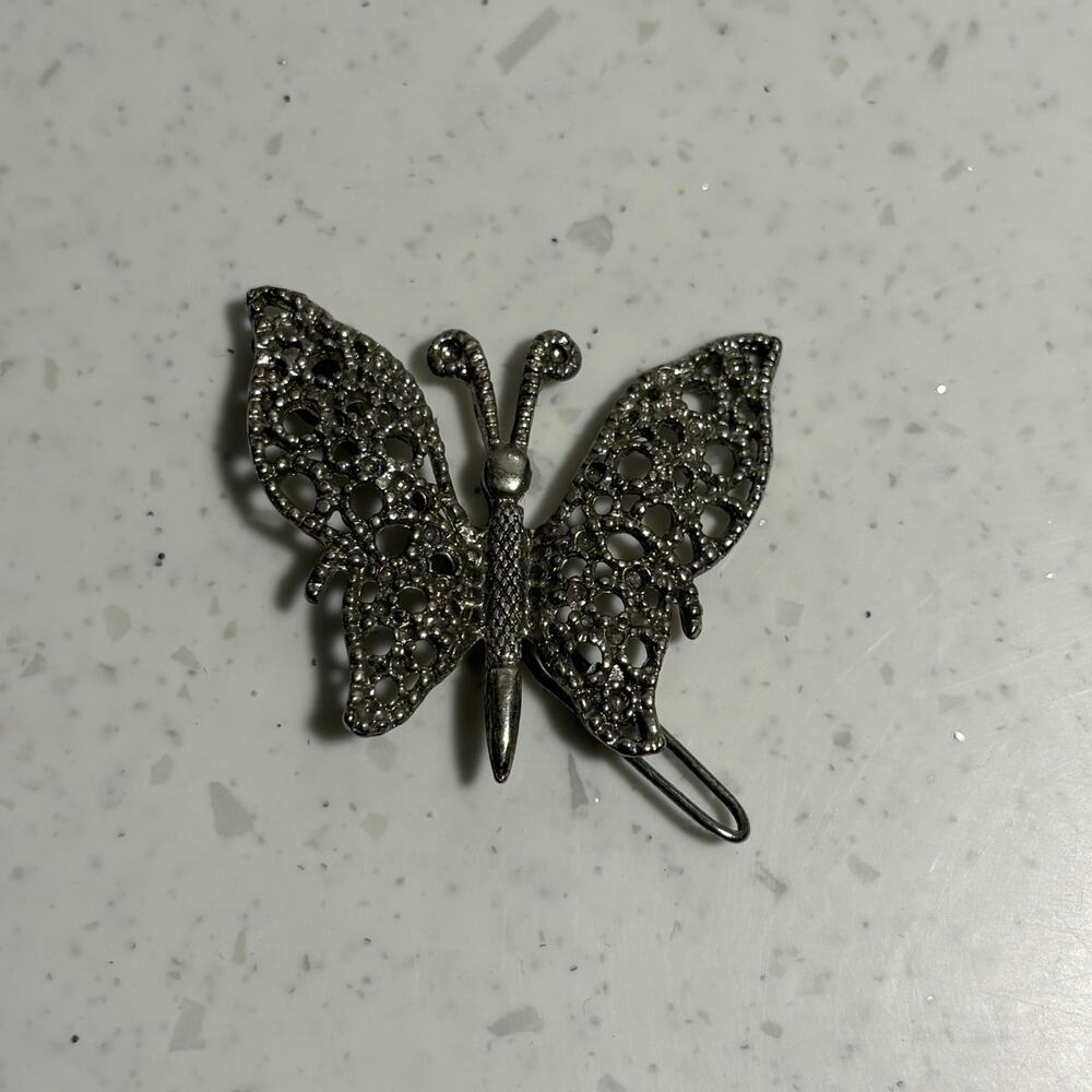 Vintage butterfly hair clip